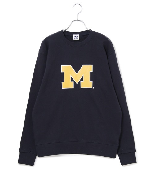 ADAM ET ROPE'(アダムエロペ)の「【アウトレット店舗・WEB限定】カレッジロゴスウェットプルオーバー(スウェット・レディース・グリーン/ワイン/ネイビー・FREE)」の3枚目の写真