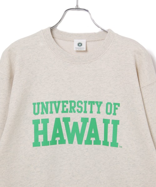 ADAM ET ROPE'(アダムエロペ)の「【アウトレット店舗・WEB限定】カレッジロゴスウェットプルオーバー(スウェット・レディース・グリーン/ワイン/ネイビー・FREE)」の7枚目の写真