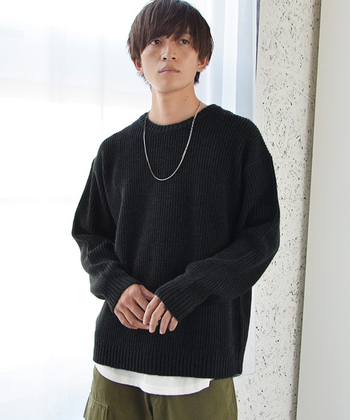 MinoriTY（マイノリティ）の「ニット ビッグシルエット クルーネック