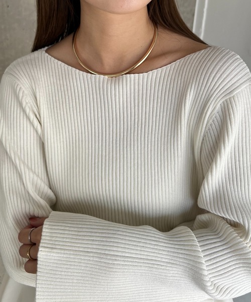 GOLDY(ゴールディ)の「〈GOLDY/ゴールディ〉カービーネックカフ(ネックレス・レディース・シルバー/ゴールド・FREE)」の9枚目の写真