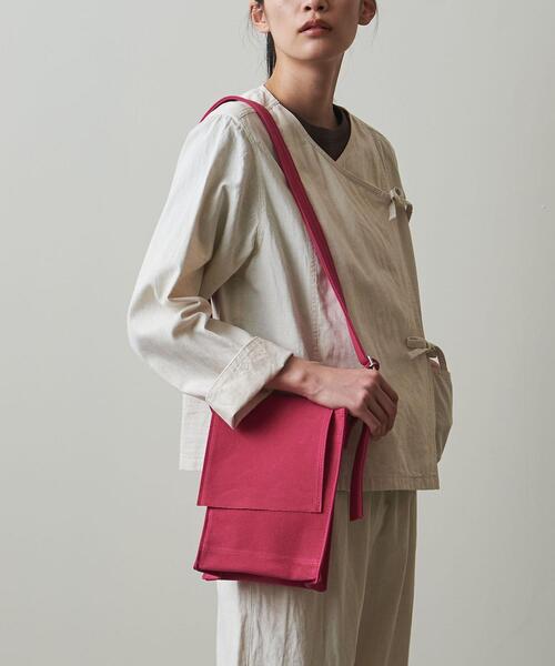 Steven Alan(スティーブンアラン)の「<AMIACALVA × Steven Alan>CANVAS SHOULDER BAG SMALL/ショルダーバッグ(ショルダーバッグ・レディース・ピンク・FREE)」の1枚目の写真