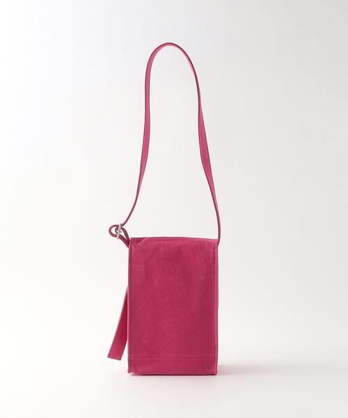 Steven Alan(スティーブンアラン)の「<AMIACALVA × Steven Alan>CANVAS SHOULDER BAG SMALL/ショルダーバッグ(ショルダーバッグ・レディース・ピンク・FREE)」の4枚目の写真