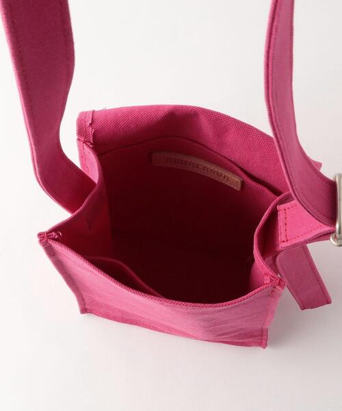Steven Alan(スティーブンアラン)の「<AMIACALVA × Steven Alan>CANVAS SHOULDER BAG SMALL/ショルダーバッグ(ショルダーバッグ・レディース・ピンク・FREE)」の5枚目の写真