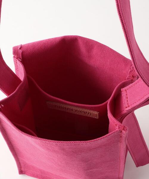Steven Alan(スティーブンアラン)の「<AMIACALVA × Steven Alan>CANVAS SHOULDER BAG SMALL/ショルダーバッグ(ショルダーバッグ・レディース・ピンク・FREE)」の3枚目の写真