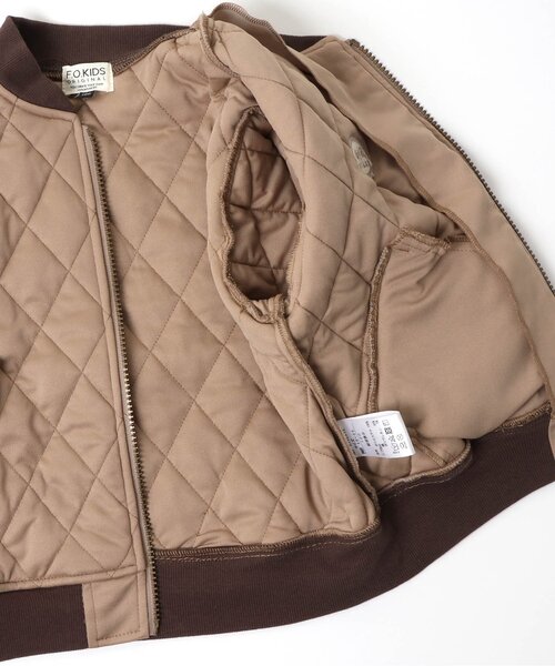 F.O.KIDS（エフオーキッズ）の「キルトジャケット（その他アウター・キッズ・カーキ/ベージュ/ネイビー・120/140/90/95/80/100/110/130）」の8枚目の写真