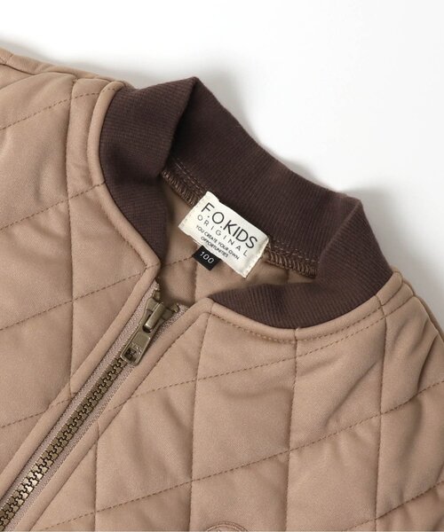 F.O.KIDS（エフオーキッズ）の「キルトジャケット（その他アウター・キッズ・カーキ/ベージュ/ネイビー・120/140/90/95/80/100/110/130）」の12枚目の写真