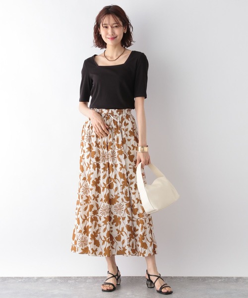 Aページ セール】サラサラサテンフレアワイドパンツ/255806（その他