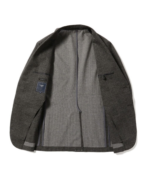 B:MING by BEAMS(ビーミングバイビームス)の「B:MING by BEAMS / NOMAD ホームスパンプリント ジャケット (セットアップ対応)(スーツジャケット・メンズ・チャコールグレー/ネイビー・44/46/48/50)」の15枚目の写真