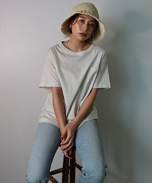 CREDONA（クレドナ）の「デザインストローHAT（ハット・レディース・ベージュ/ブラウン・FREE）」の6枚目の写真