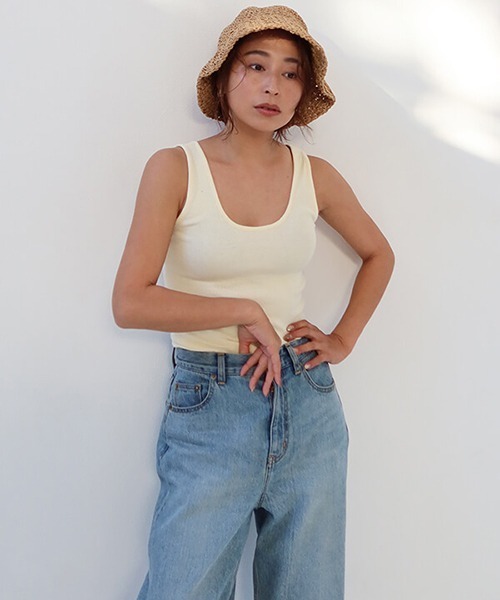 CREDONA（クレドナ）の「デザインストローHAT（ハット・レディース・ベージュ/ブラウン・FREE）」の11枚目の写真