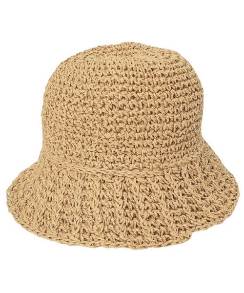 CREDONA（クレドナ）の「デザインストローHAT（ハット・レディース・ベージュ/ブラウン・FREE）」の15枚目の写真