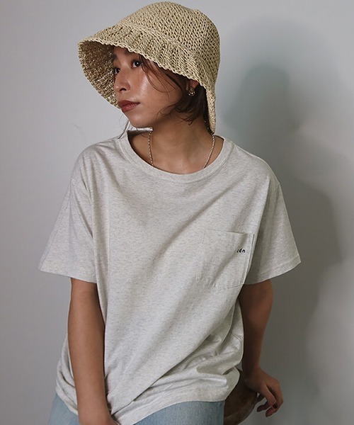 CREDONA（クレドナ）の「デザインストローHAT（ハット・レディース・ベージュ/ブラウン・FREE）」の18枚目の写真