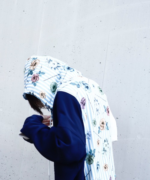 rovtski（ロフトスキー）の「SHARE ROOMSLONG HOOD SHIRT/シェアルームス オーバーサイズ ロングフードシャツ（シャツ/ブラウス・メンズ・ブルー系その他/ブルー系その他2・FREE）」の11枚目の写真