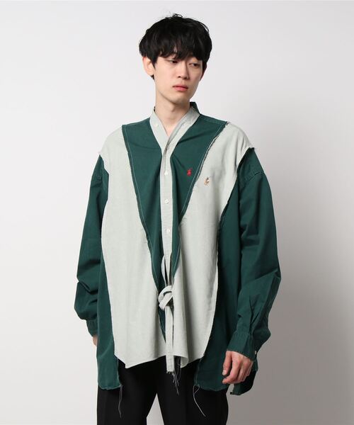 DISCOVERED ディスカバード リメイクドッキングシャツ ラルフローレン DISCOVERED（ディスカバード）の「DISCOVERED ディスカバード