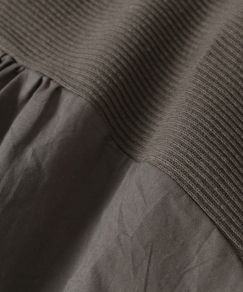 ADAM ET ROPE'（アダムエロペ）の「【一部直営店舗・WEB限定】ボタンディテールワンピース（ワンピース・レディース・チャコールグレー/ブラック/クリーム・FREE）」の22枚目の写真