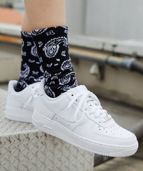 atmos pink（アトモスピンク）の「atmos PAISLEY SOCKS / アトモス ペイズリー ソックス（ソックス/靴下・メンズ・ホワイト/ブラック/ネイビー/グレー/ベージュ/ブルー・26-28cm）」の21枚目の写真