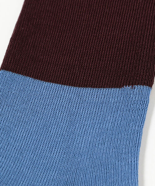 BEAMS LIGHTS（ビームスライツ）の「ANTIPAST / 2TONE SOCKS（ソックス/靴下・レディース・グレー/ピンク/ブルー・ONE SIZE）」の5枚目の写真