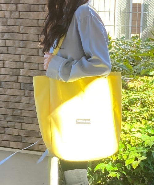 Loco Ocean（ロコオーシャン）の「カラフル キャンバス ビッグトートバッグ（トートバッグ・レディース・ピンク/イエロー/オレンジ/グリーン・ONE SIZE）」の9枚目の写真