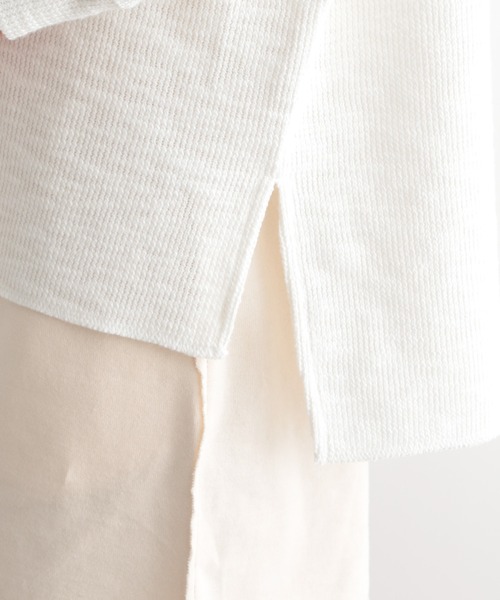 GLOBAL WORK(グローバルワーク)の「リラックススラブプルオーバー/269313(Tシャツ/カットソー・レディース・ライトブルー/グレー/オフホワイト・FREE)」の20枚目の写真