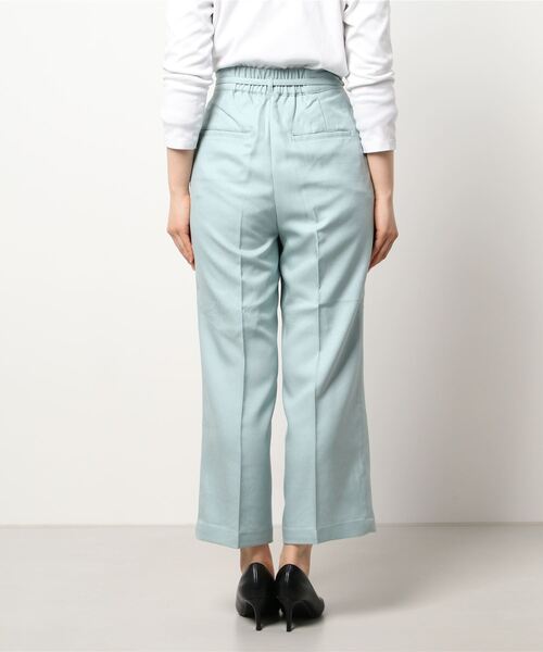 Te chichi TERRASSE(テチチテラス)の「ウエストリボンストレートパンツ(セットアップ可)(その他パンツ・レディース・ミント/ベージュ/ネイビー・フリ-)」の5枚目の写真