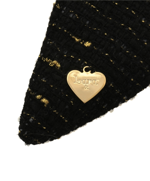 Lara&Heart（ララアンドハート）の「ツイードカチューシャ（カチューシャ・レディース・ホワイト/ブラック/ブラック×ホワイト・FREE）」の6枚目の写真