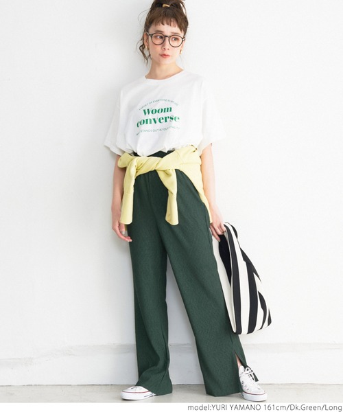 coca（coca）（コカ）の「さらさら楊流プリーツパンツ（その他パンツ・レディース・ブラック/ダークグリーン/ブラウン/カーキ/マスタード/グレー/アイボリー・SHORT/LONG）」の10枚目の写真