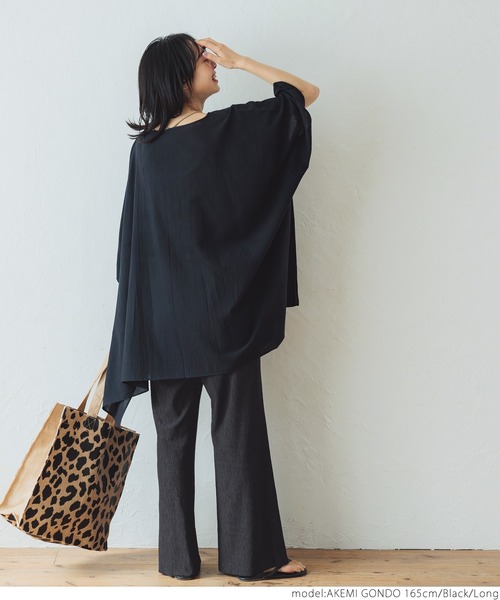 coca（coca）（コカ）の「さらさら楊流プリーツパンツ（その他パンツ・レディース・ブラック/ダークグリーン/ブラウン/カーキ/マスタード/グレー/アイボリー・SHORT/LONG）」の16枚目の写真