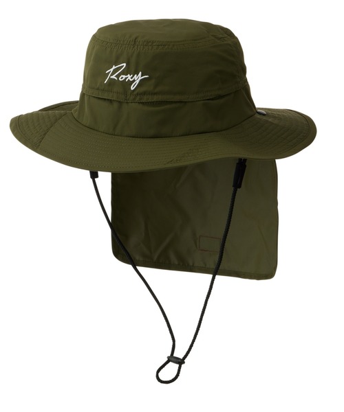 ROXY（ロキシー）の「UV SURFCAMP HAT/ロキシーサーフハット（ハット・レディース・ブラック/ベージュ/グリーン・FREE）」の3枚目の写真