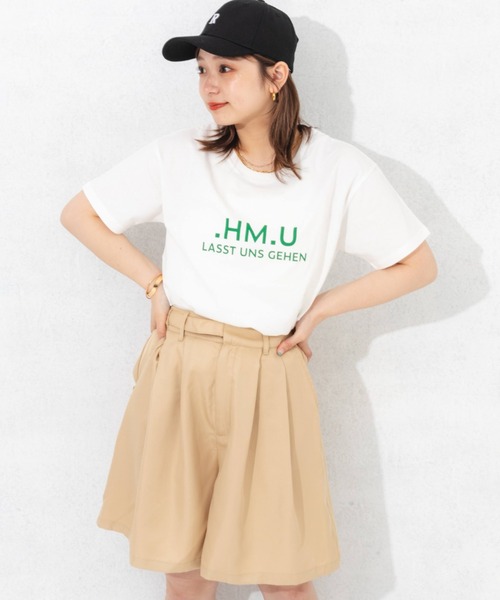 nemne store(ネンネストア)の「デザインベルトハーフパンツ(その他パンツ・レディース・ブラック/ベージュ/グリーン・フリー)」の8枚目の写真