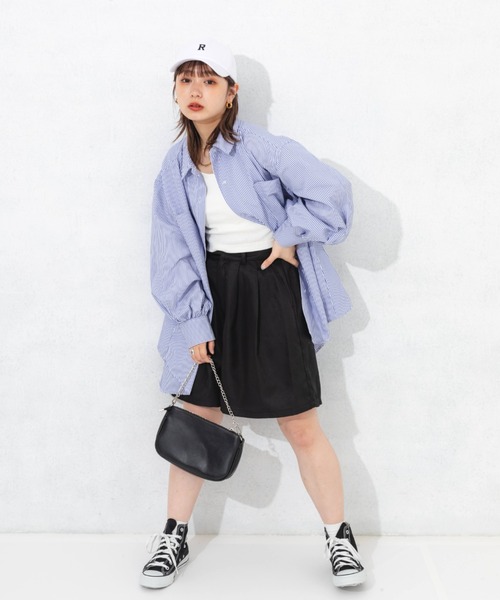 nemne store(ネンネストア)の「デザインベルトハーフパンツ(その他パンツ・レディース・ブラック/ベージュ/グリーン・フリー)」の16枚目の写真