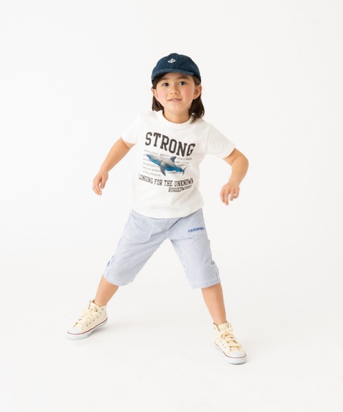 RUGGEDWORKS(ラゲッドワークス)の「《made in Japan》 転写プリント半袖TEE(Tシャツ/カットソー・キッズ・ブラウン/カーキ/グレー/ブルー/グリーン・100/130/120/140/110/90)」の15枚目の写真
