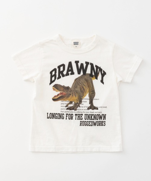RUGGEDWORKS(ラゲッドワークス)の「《made in Japan》 転写プリント半袖TEE(Tシャツ/カットソー・キッズ・ブラウン/カーキ/グレー/ブルー/グリーン・100/130/120/140/110/90)」の10枚目の写真