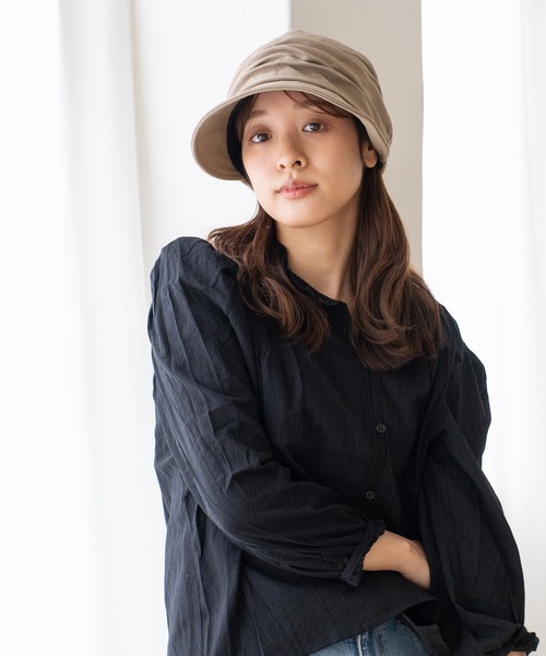 VitaFelice（ヴィータフェリーチェ）の「接触冷感キャスケット（キャスケット・レディース・ベージュ系その他/ブラック/アイボリー/ベージュ系その他2/グレー系その他・FREE）」の8枚目の写真