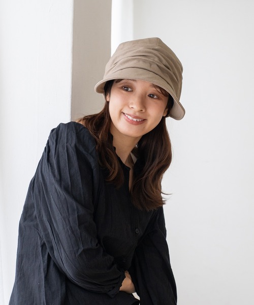 VitaFelice（ヴィータフェリーチェ）の「接触冷感キャスケット（キャスケット・レディース・ベージュ系その他/ブラック/アイボリー/ベージュ系その他2/グレー系その他・FREE）」の9枚目の写真