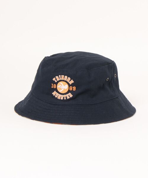 MPS（エムピーエス）の「【MPS】モチーフリバーシブルハット（ハット・キッズ・ネイビー/ブラック・フリー）」の2枚目の写真