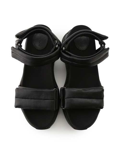 emmi(エミ)の「【emmi original】Vibramソールサンダル(サンダル・レディース・ブラック・23cm/24cm/25cm)」の4枚目の写真