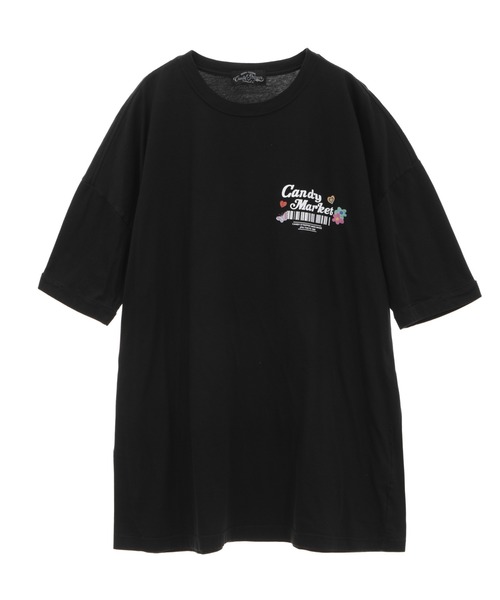 Candy Stripper(キャンディストリッパー)の「CANDY MARKET BIG BIG Tシャツ(Tシャツ/カットソー・レディース・ラベンダー/オフホワイト/ブラック・2)」の20枚目の写真