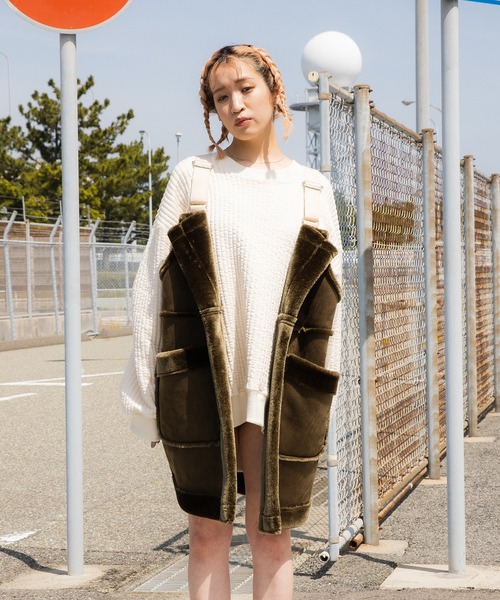 masterkey（マスターキー）の「masterkey マスターキー / HUNT エコムートンハンティングベスト / MK23A-V-02（ベスト・メンズ・ブラウン/カーキ/ネイビー・FREE）」の2枚目の写真