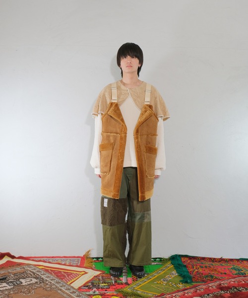 masterkey（マスターキー）の「masterkey マスターキー / HUNT エコムートンハンティングベスト / MK23A-V-02（ベスト・メンズ・ブラウン/カーキ/ネイビー・FREE）」の18枚目の写真