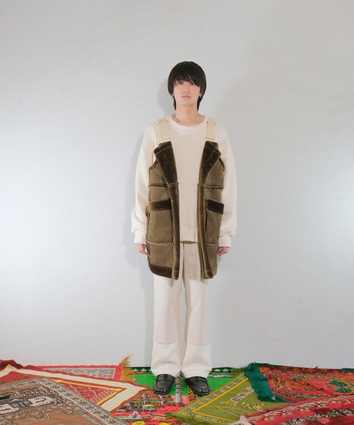 masterkey（マスターキー）の「masterkey マスターキー / HUNT エコムートンハンティングベスト / MK23A-V-02（ベスト・メンズ・ブラウン/カーキ/ネイビー・FREE）」の15枚目の写真