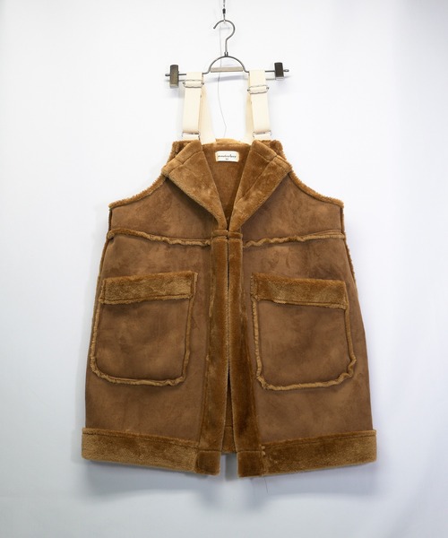 masterkey（マスターキー）の「masterkey マスターキー / HUNT エコムートンハンティングベスト / MK23A-V-02（ベスト・メンズ・ブラウン/カーキ/ネイビー・FREE）」の5枚目の写真