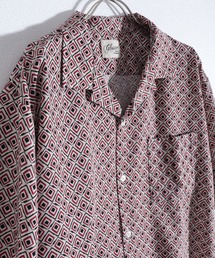 GLOSTER | 【圧巻の9柄展開のイチオシ半袖シャツが登場！】ジオメトリック/アート/フラワープリント アロハシャツ(シャツ/ブラウス)