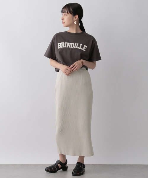 LOWRYS FARM（ローリーズファーム）の「スカシメッシュセットアップ 276048（ワンピース・レディース・ブラック/ブラウン/グリーン/アイボリー・FREE）」の12枚目の写真