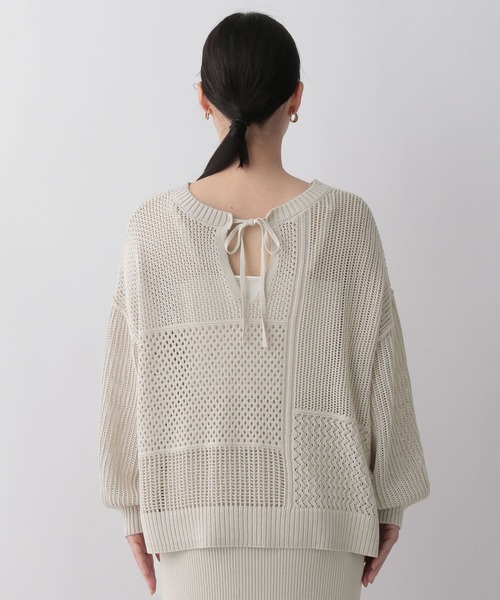 LOWRYS FARM（ローリーズファーム）の「スカシメッシュセットアップ 276048（ワンピース・レディース・ブラック/ブラウン/グリーン/アイボリー・FREE）」の20枚目の写真