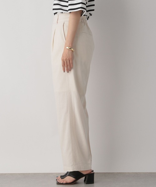 LOWRYS FARM（ローリーズファーム）の「アサコングルカワイドパンツ　285045（その他パンツ・レディース・ブラック/レッド/アイボリー・FREE）」の9枚目の写真