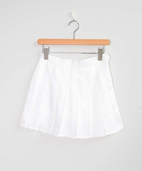 shopnikoniko（ショップニコニコ）の「プリーツ ミニ スカート インナーパンツ（スカート・レディース・ホワイト/ブラック・フリー）」の13枚目の写真