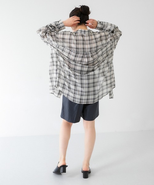 KBF(ケイビーエフ)の「ベルテッドコーティングハーフパンツ(その他パンツ・レディース・ピンク/ネイビー/ベージュ・ONE)」の15枚目の写真