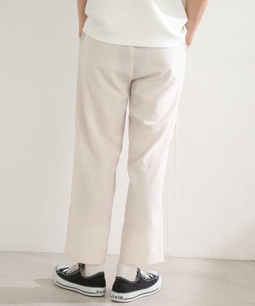 SENSE OF PLACE by URBAN RESEARCH（センスオブプレイスバイアーバンリサーチ）の「リネンライクタッククロップドパンツ（その他パンツ・メンズ・チャコールグレー/アイボリー・MEDIUM/LARGE）」の11枚目の写真