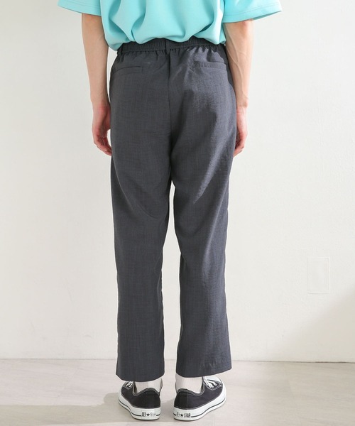 SENSE OF PLACE by URBAN RESEARCH（センスオブプレイスバイアーバンリサーチ）の「リネンライクタッククロップドパンツ（その他パンツ・メンズ・チャコールグレー/アイボリー・MEDIUM/LARGE）」の20枚目の写真