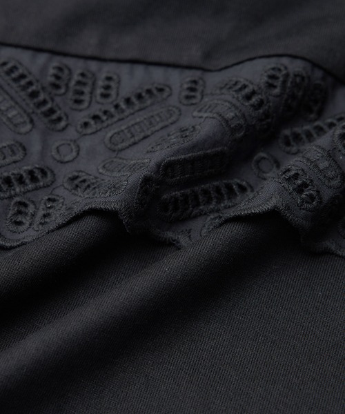 ROPE'(ロペ)の「コットン天竺エンブロイダリーコンパクトカットソー(Tシャツ/カットソー・レディース・ホワイト/ブラック・38)」の16枚目の写真